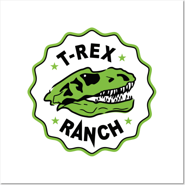 T-Rex Ranch Wall Art by britbrat805